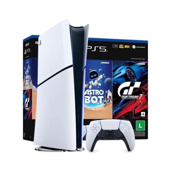 Console Playstation 5 Slim Digital 1tb Edição Astro Bot + Gran Turismo 7 - Image 2